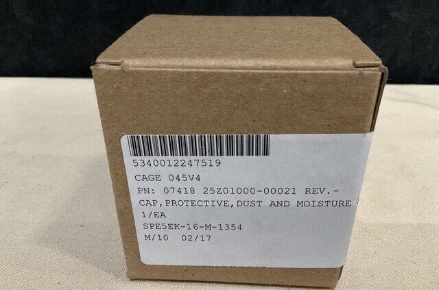 FVS/M1 TANK DUST AND MOISTURE PROTECTIVE CAP 25401000-00021 5340-01-224-7519 NOS