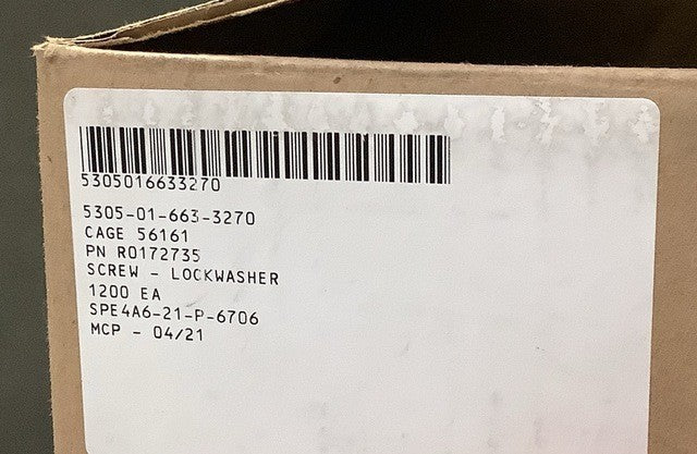 Washer Screw R0172735 NSN 5305-01-663-3270 - photo 3