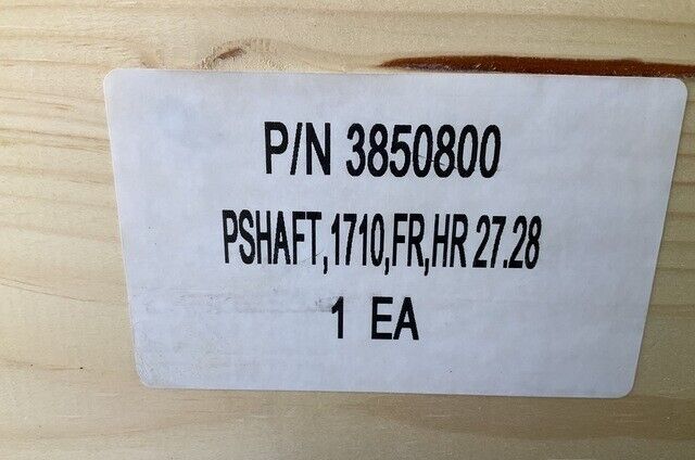 MRAP-COUGAR ISS 1.0,1.5 3850800 VEHICULAR PROPELLER PSHAFT 1710 FR HR 27.28X5.25