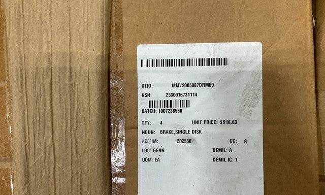 Disc Brake 23123803 NSN 2530-01-673-1114 - photo 3