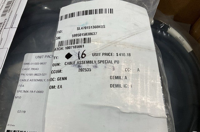 Cable Assy 10181-9823-021 NSN 5995-01-583-8637 - photo 4