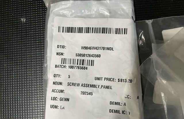 Screw Assy CA28121-06 NSN 5305-01-264-3560 - photo 5