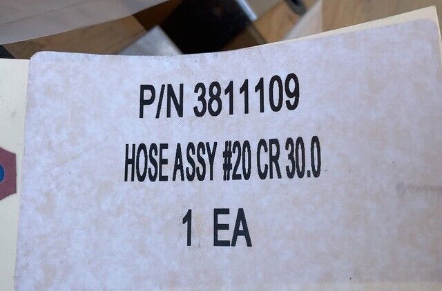 MRAP - COUGAR ISS 1.0, 1.5 OSHKOSH 3811109 10023139 HOSE ASSEMBLY #20 CR 30.0