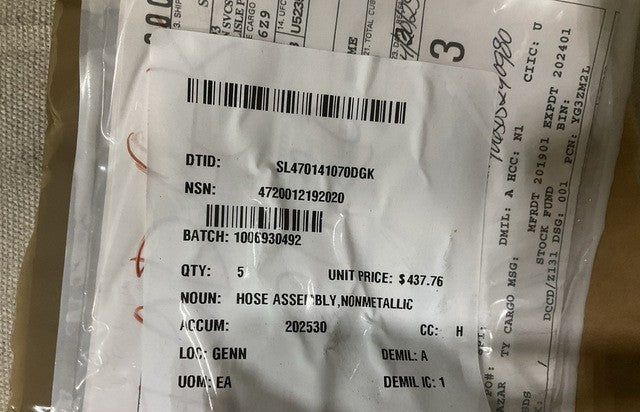Hose Assy MS28741-16-0921 NSN 4720-01-219-2020 - photo 5