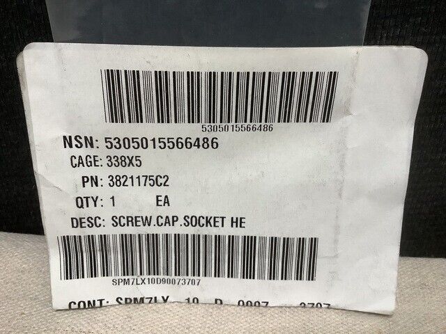 MRAP MAXXPRO CAT I DASH ISS 3821175C2 SOCKET HEAD CAP SCREW 2 PACK