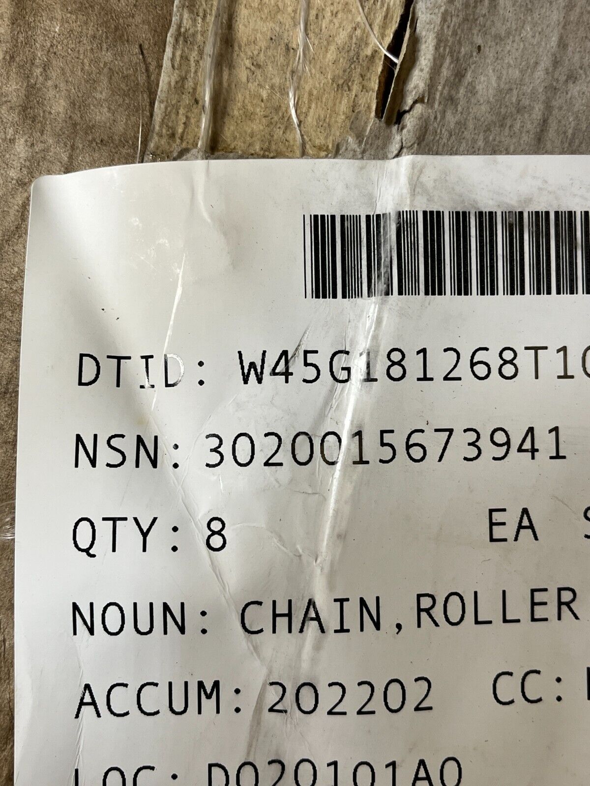 SKID STEER CHAIN ROLLER 3020-01-567-3941 87428143 CASE M400W