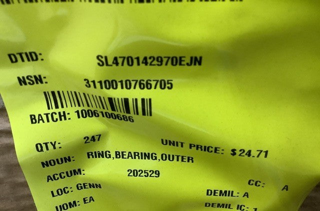 Bearing Ring 120MM NSN 3110-01-076-6705 - photo 3