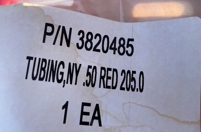 MRAP - COUGAR ISS 1.0, 1.5 OSHKOSH 3820485 NONMETALLIC TUBING NY.50 RED 205.0