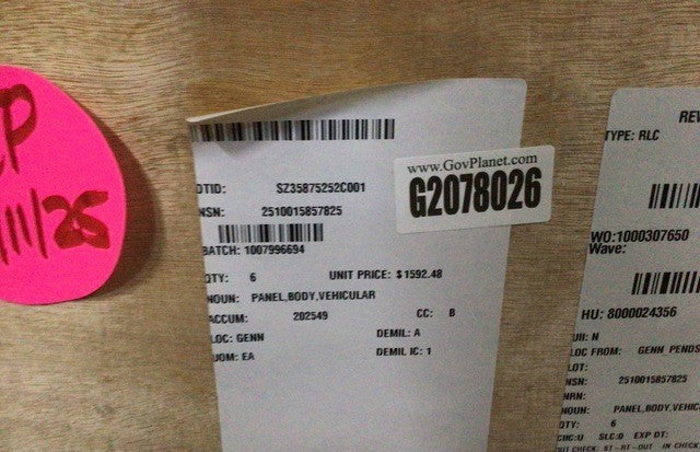 Body Panel 10012455 NSN 2510-01-585-7825 - photo 15