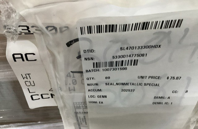 Special Shaped Seal 9515101516 NSN 5330-01-477-5081 - photo 3