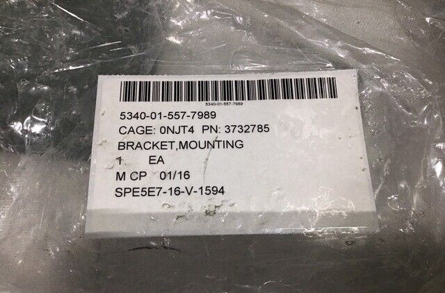 MILITARY 5-TON LVSR, MKR18 TRUCK CARGO MOUNTING BRACKET 3732785 5340-01-557-7989