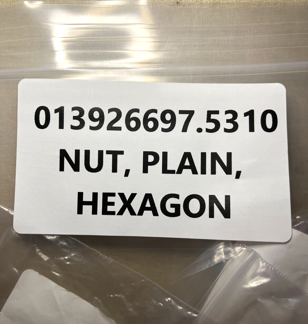 LOS ANGELES CLASS SUBMARINE (688) 807090-56 HEXAGON PLAIN NUT 5310-01-392-6697
