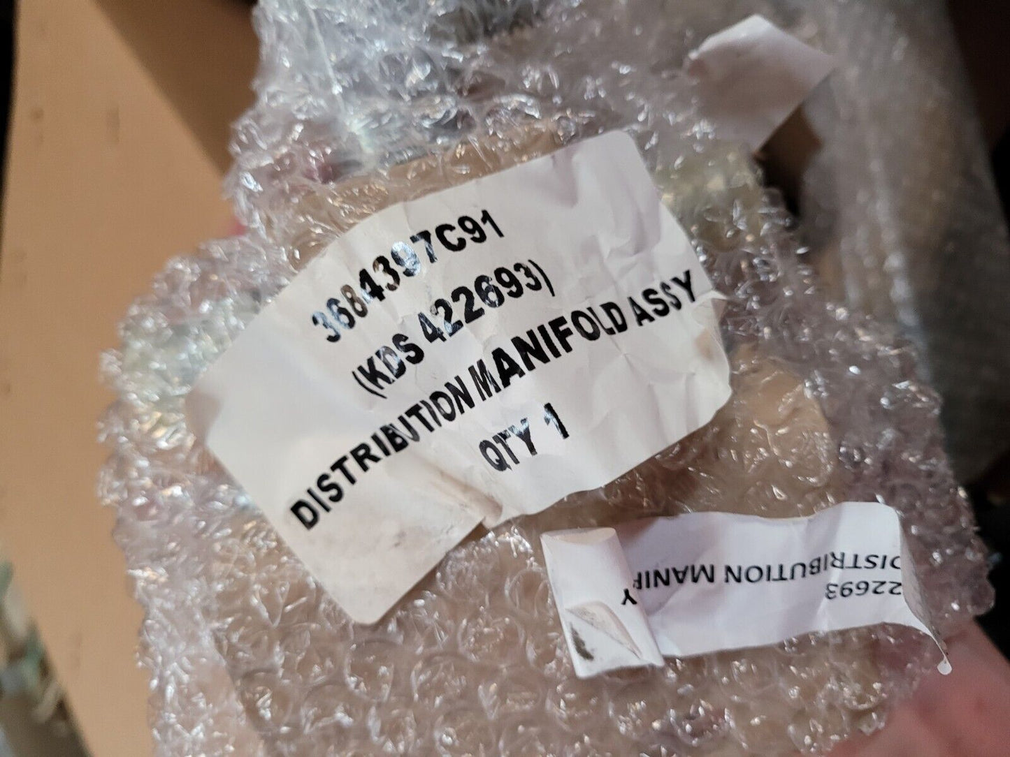 MRAP MANIFOLD ASSY, FSS DISTRIBUTOR ENGINE 3684397C91 422693 2990-01-565-4355