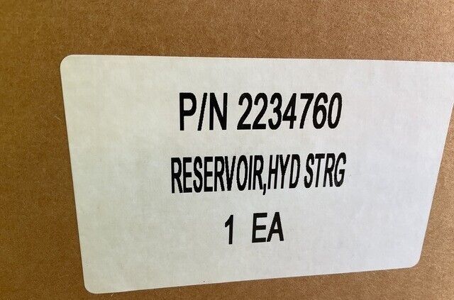 MRAP - COUGAR 2234760 91417-J OSHKOSH POWER HYDRAULIC STEERING PUMP RESERVOIR