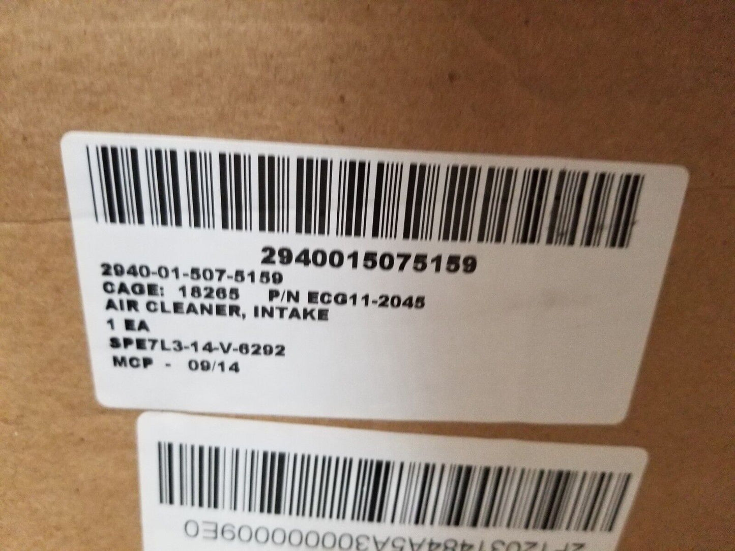 Air Cleaner Intake Freight-liner TRUCK, M-915 SERIES, M-916A1 (LET)