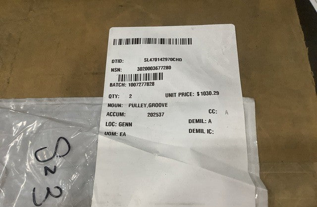 Groove Pulley 5172766 NSN 3020-00-367-7280 - photo 5