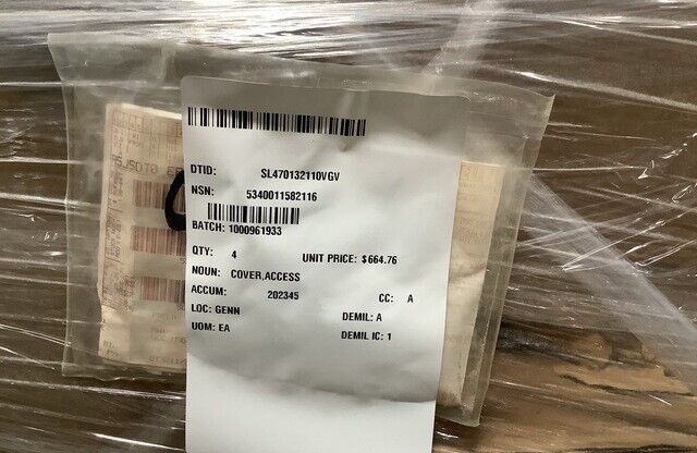 LOGISTICS VEHICLE SYSTEM EATON 1311220 ACCESS COVER 113497 5340-01-158-2116 NOS