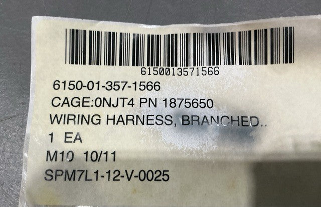 Wiring Harness M1076 NSN 6150-01-357-1566 - photo 4