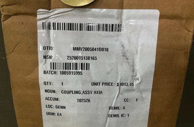 Assy Axial Coupling 8036843 NSN 2520-01-513-8165 - photo 7