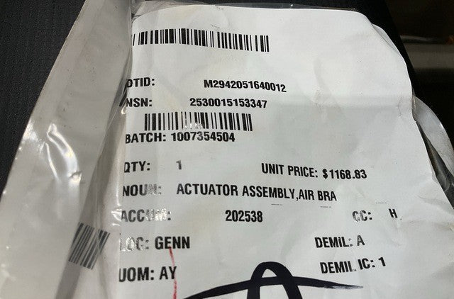 Air Brake Actuator Assembly 315712 NSN 2530-01-515-3347 - photo 12