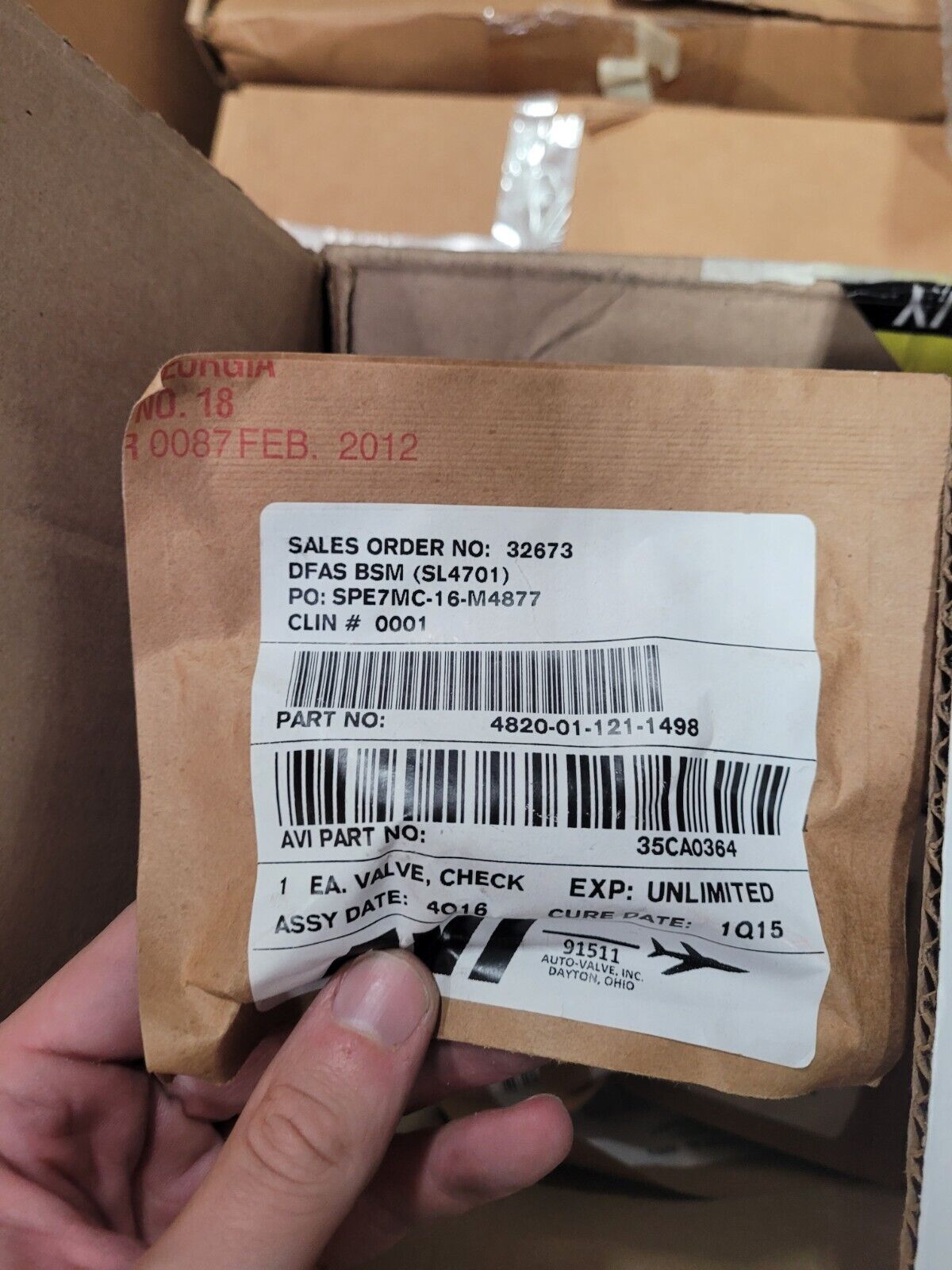 MILITARY M-60 SERIES M60A1, M48A5 CHECK VALVE 12291058 4820-01-121-1498
