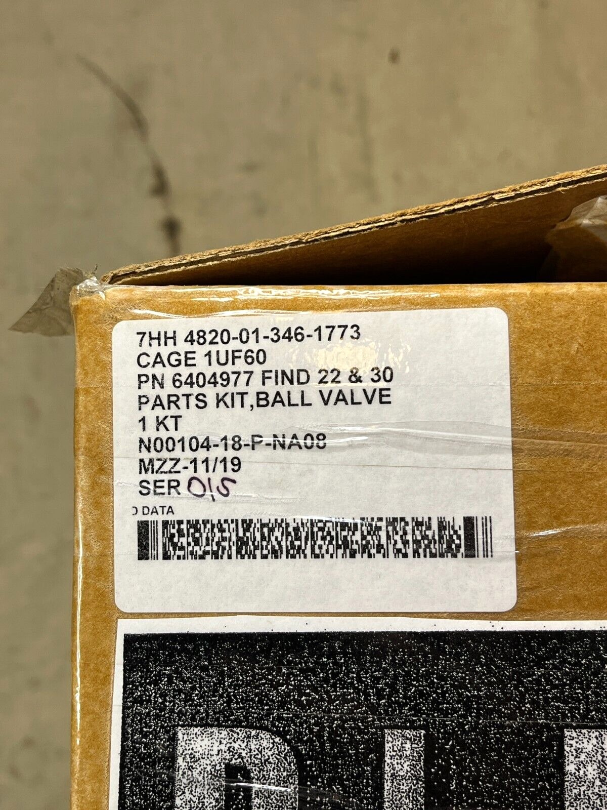 NEW BALL VALVE PARTS KIT 6404977 211034325 801-6404977-22 4820-01-346-1773