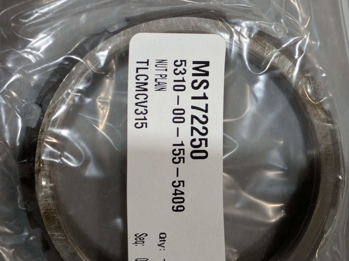 TEK Bearing Co 2609970 Plain Round Nut - NSN 5310-00-155-5409 - inventory label