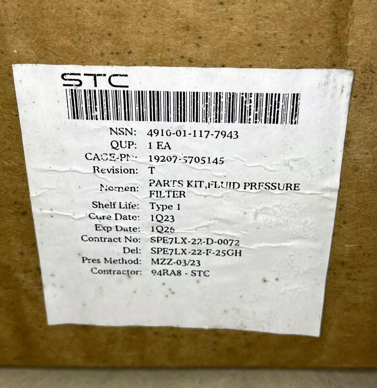 4910-01-117-7943 MAINTENANCE KIT,VEHICULAR 5705145 105/120MM, M1