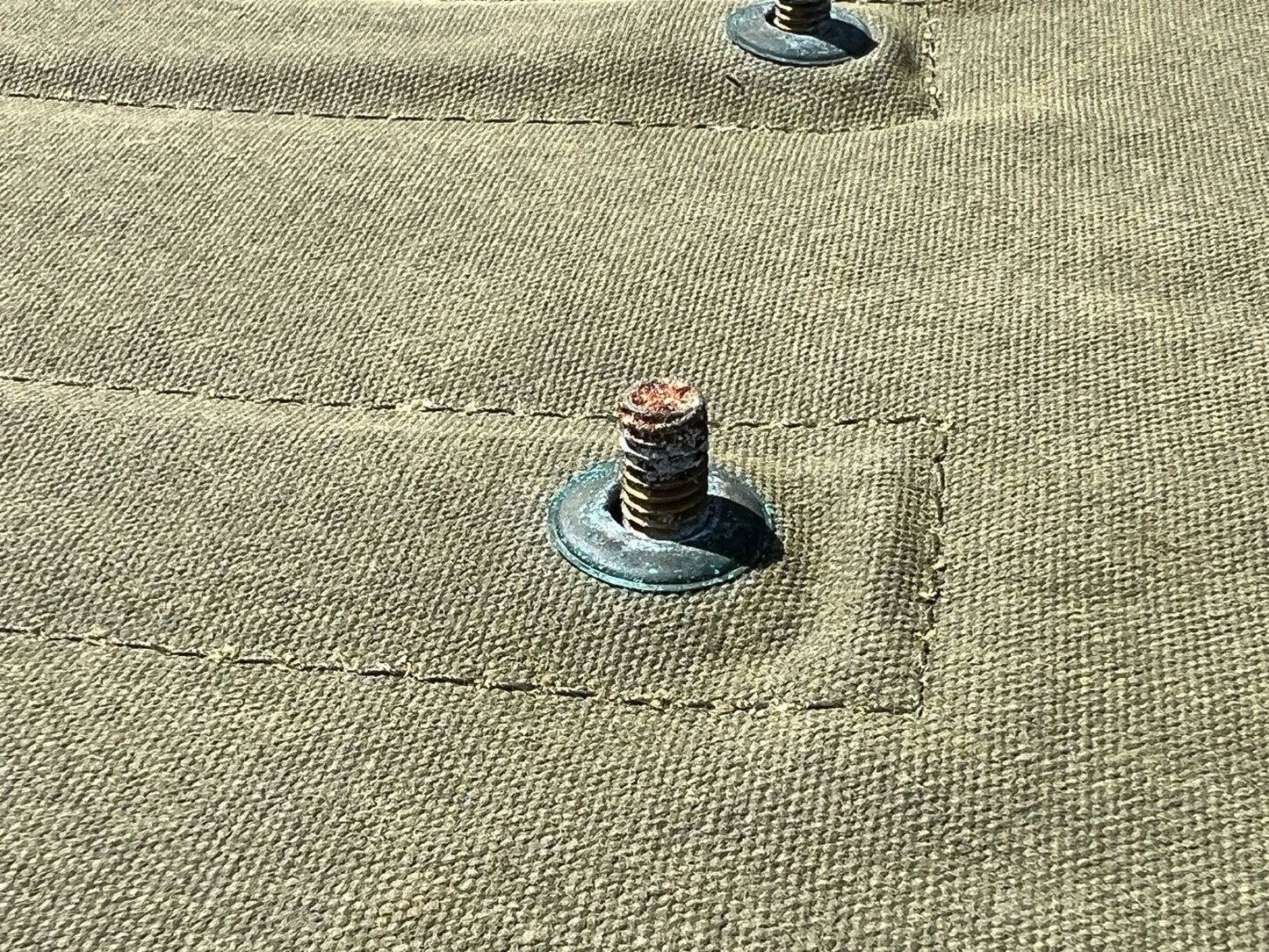 GREEN SEAT BOTTOM REAR CUSHION, M998 HMMWV HUMVEE 12342068