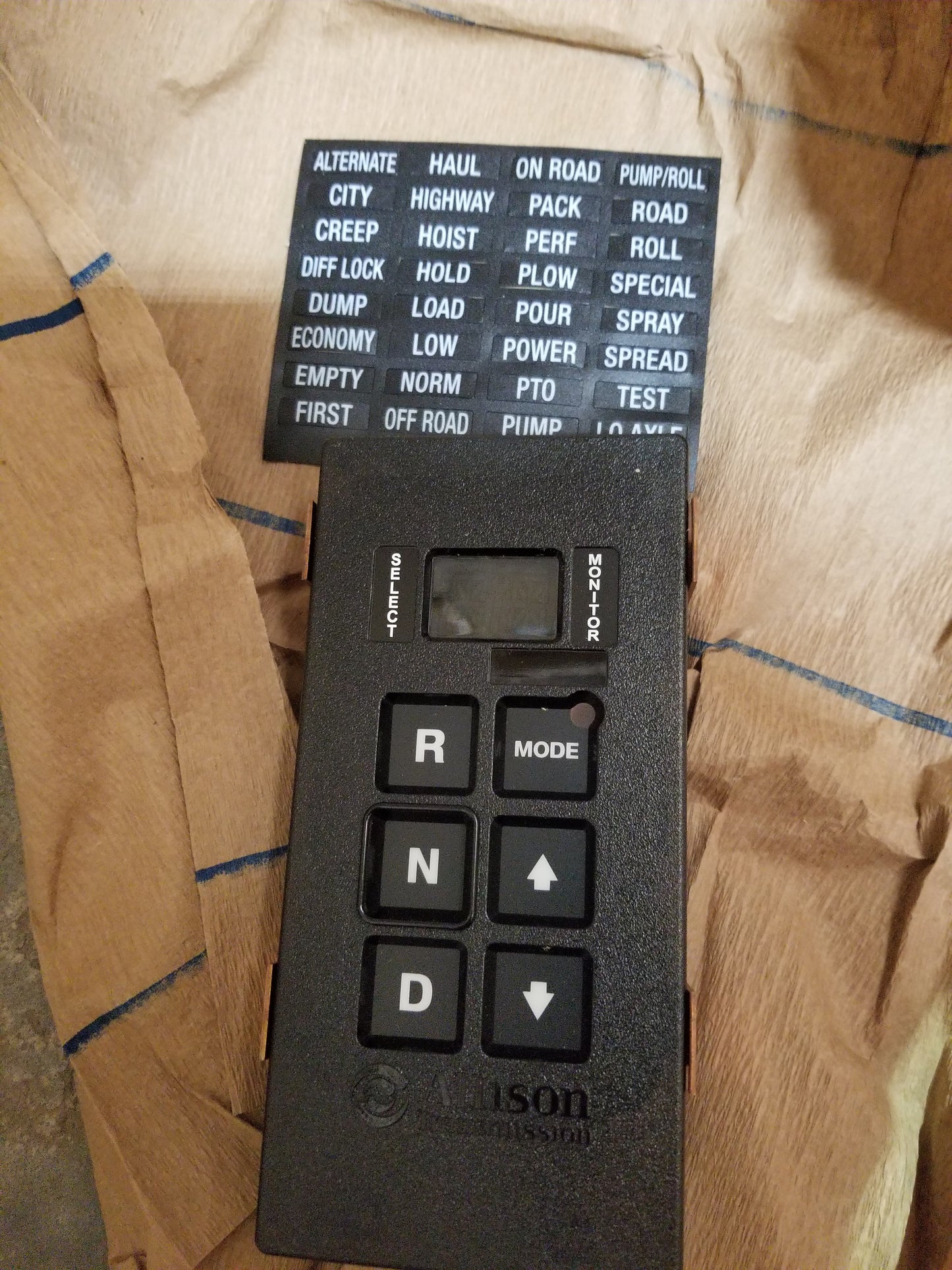 OSHKOSH ALLISON LMTV FMTV TRANSMISSION SHFTER 2520-01-539-2851 29546211