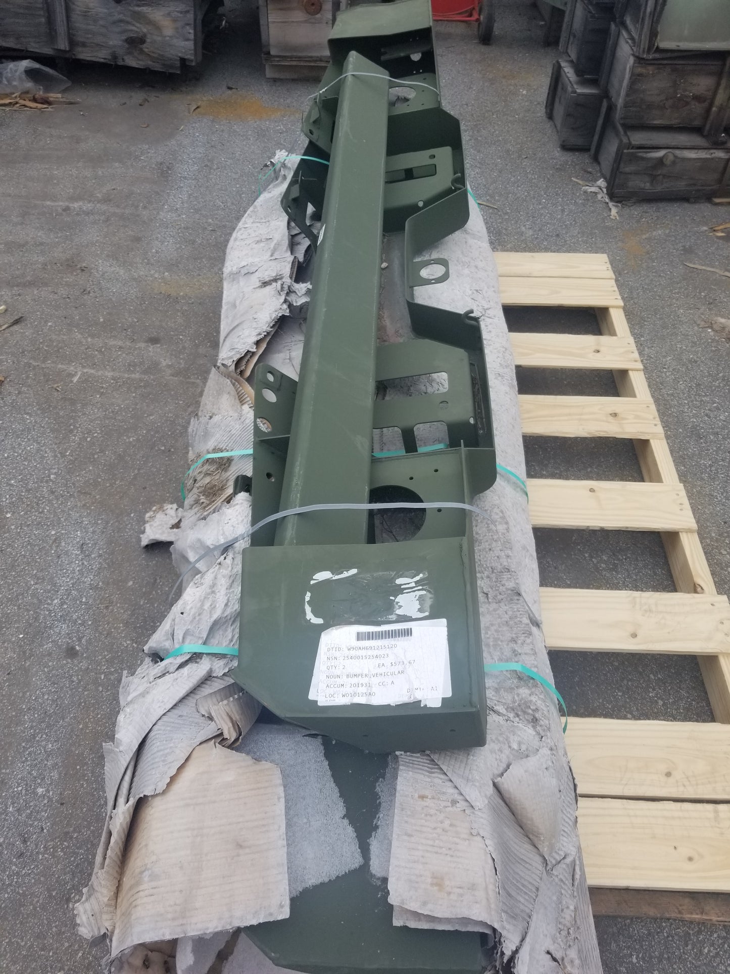 MTV FMTV LMTV Bumper 2540-01-525-4023 Heavy Duty 12423374