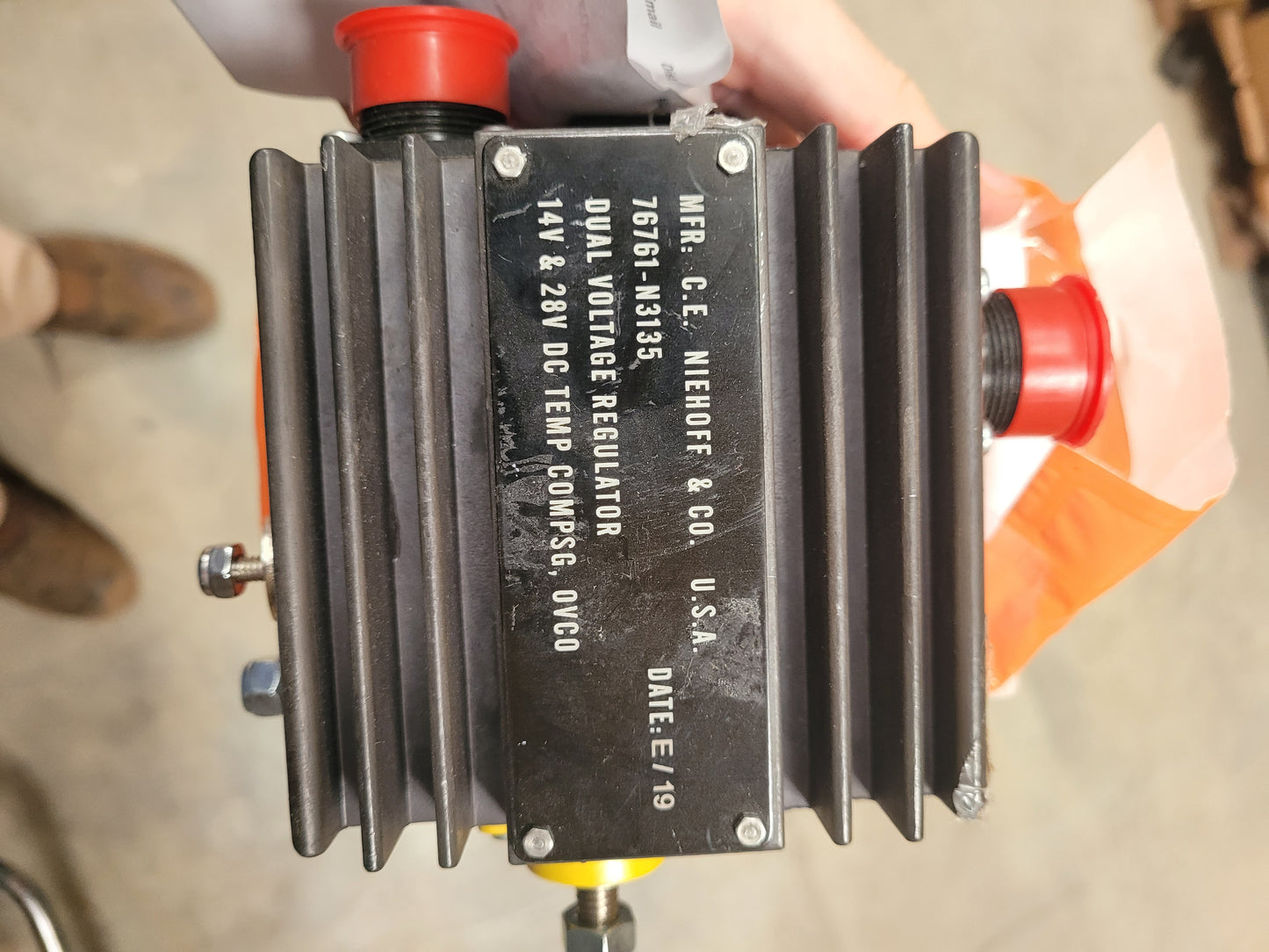 Niehoff Dual Voltage Regulator 14-28v 76761-N3225 FMTV LMTV 2920-01-593-9511 Niehoff Dual Voltage Regulator 14-28v 76761-N3225 FMTV LMTV N3225