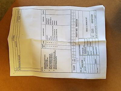 HMMWV FRAG DOOR MIRROR ASSY Kit, PAIR RH LH H1 HUMMER M998 57K3214 W/ Hardware