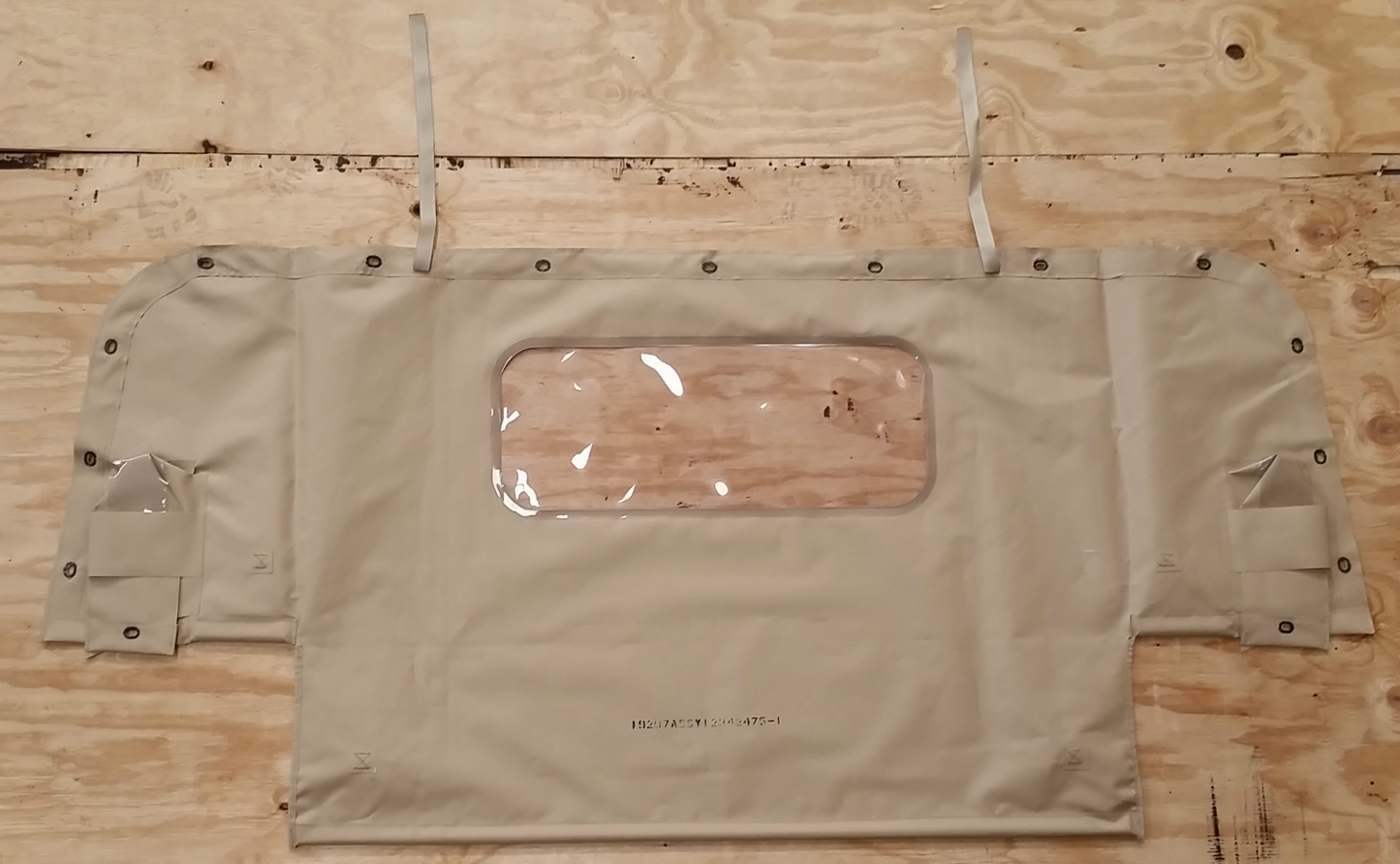 NEW HMMWV M998 4 Man TAN Soft Top REAR CURTAIN Humvee 12342475-1