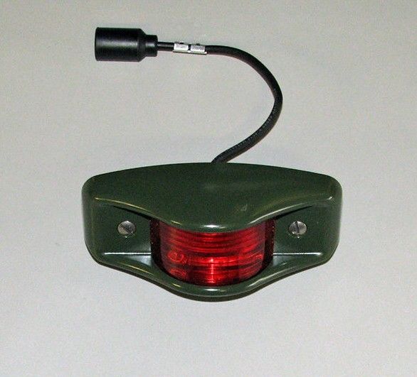 NEW LED HMMWV Side MARKER Light RED 24V M998 12446845-2 HUMVEE Military Truck