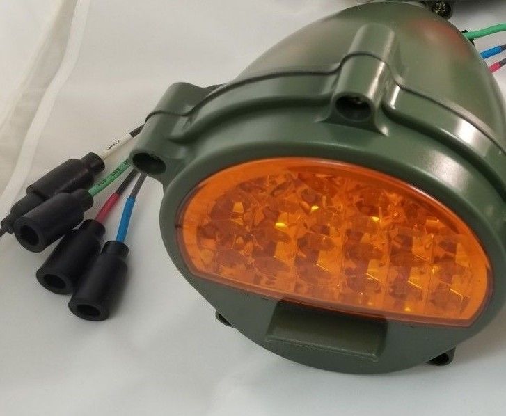 NEW LED HMMWV TURN SIGNAL LIGHT AMBER M998 HUMVEE M35 Military 5 Ton 2.5 Ton