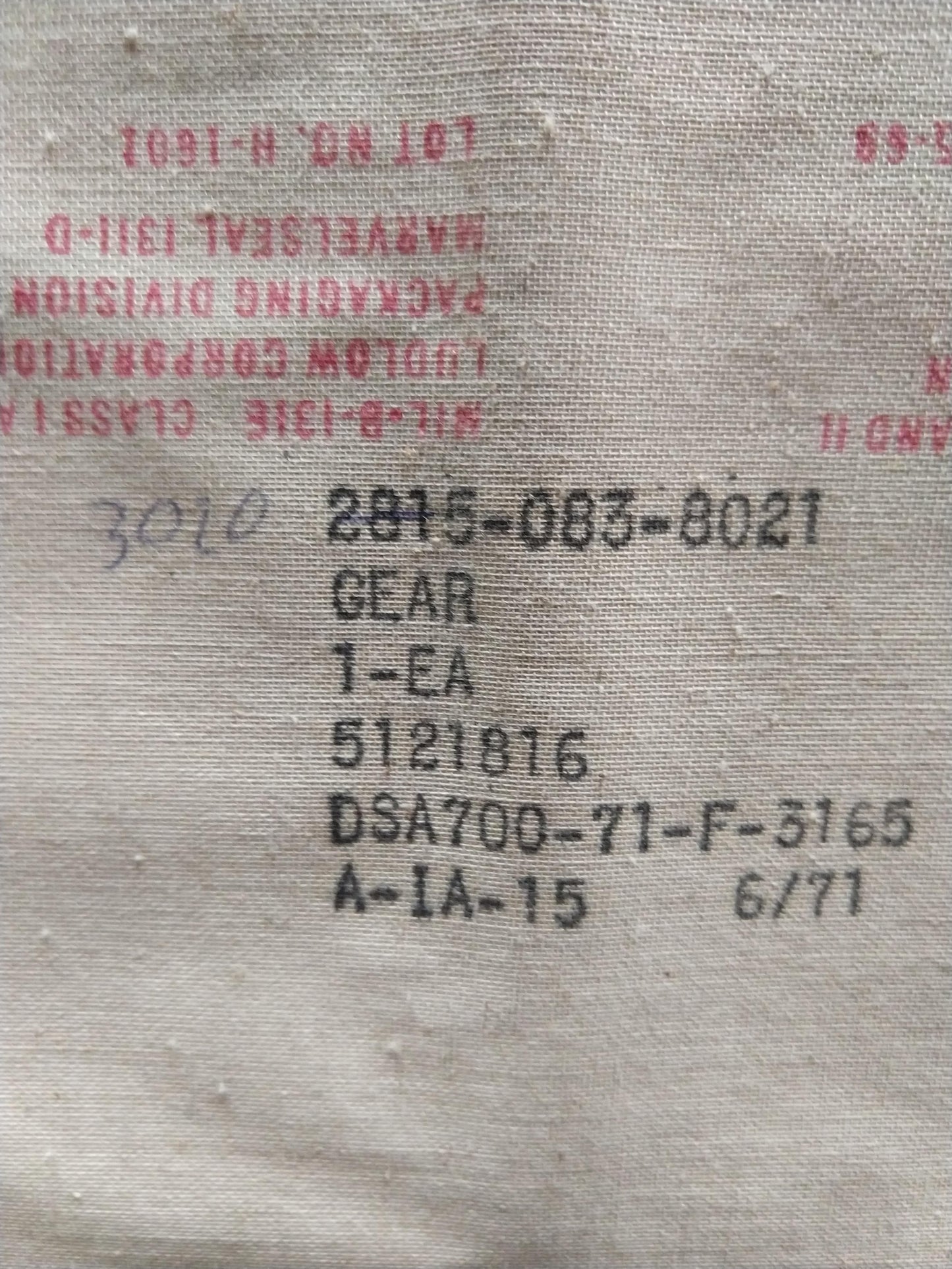3020-00-083-8021 GEAR 5121816 ROLLS ROYCE