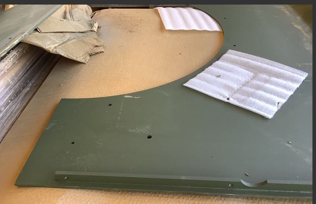2510-01-536-0635 12540120 HUMVEE HMMWV HARD TOP ROOF 6432492 6432492-01M1 PANEL ASSY, ROOF ARMOR, RIGHT - 100 ARMOR, ROOF HALF (RH)
