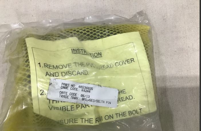 BAE Systems GCS 60234625 Shackles HMMWV 60217912 AMP 02 05 51210 X84022-C-45MM