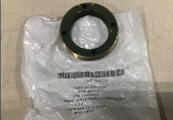 5365-01-032-7230 12008415 RING,EXTERNALLY THREADED