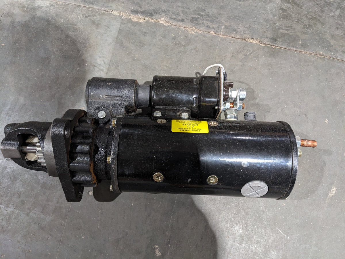 Southern Automotive Wholesalers SAW-12678658 Electric Engine Starter - NSN 2920-01-267-8658 - inventory label