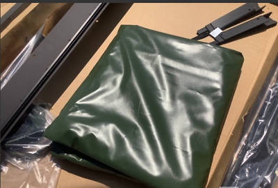 2 MAN GREEN CARGO TOP TARP BOW KIT MILITARY HUMMER HMMWV HUMVEE M998 M1038