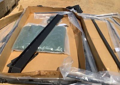 2 MAN GREEN CARGO TOP TARP BOW KIT MILITARY HUMMER HMMWV HUMVEE M998 M1038