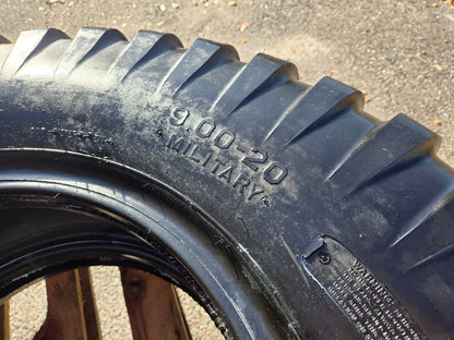NEW MILITARY M35A2 2.5 TON TRUCK TIRE DEUCE & HALF TIRE 373 9.00-20 100%+