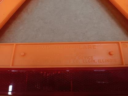 Military Highway Warning Reflector Triangle Set NSN 9905-00-148-9546 NOS
