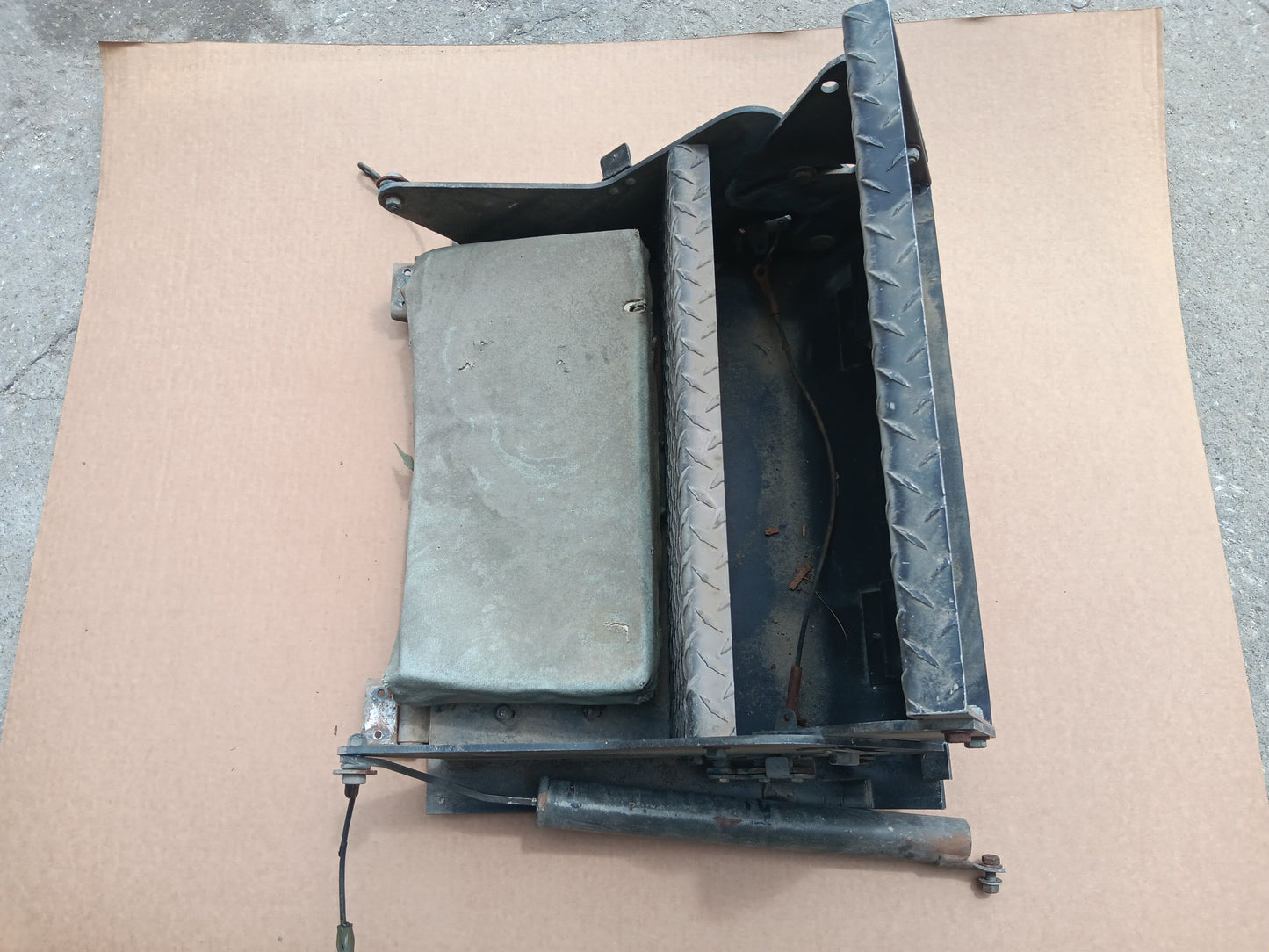 M997 HMMWV Ambulance Rear Retractable Step Assembly – Military Surplus – As Removed