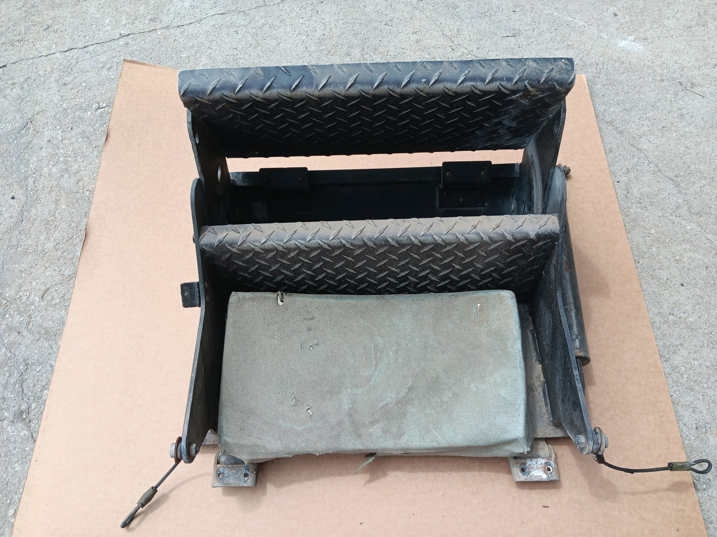 M997 HMMWV Ambulance Rear Retractable Step Assembly – Military Surplus – As Removed