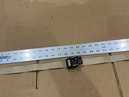 M939 Series 5-TON Truck 12340208-7 33.5800" to 33.6200" Length tan Webbing Strap NSN 5340-01-459-2242 OEM New