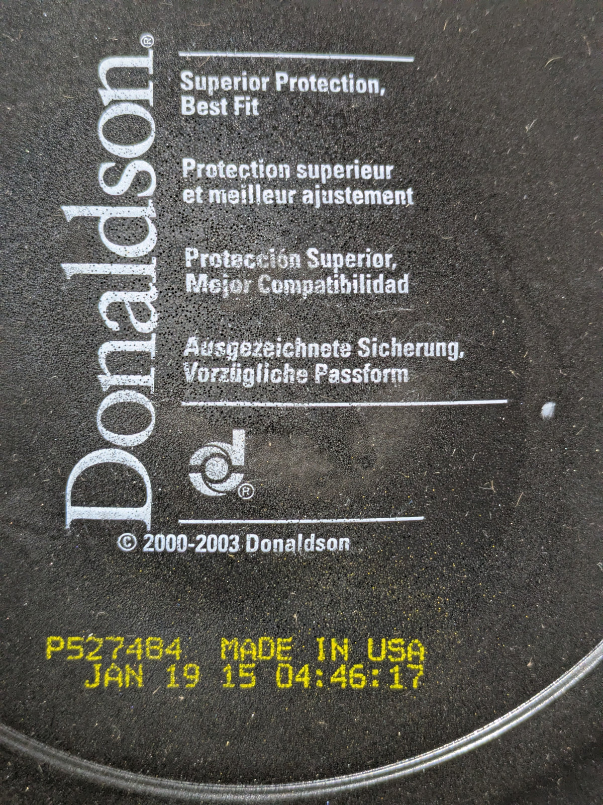 Donaldson P527484 Filter Element, Intake Air Cleaner - NSN 2940-01-568-1213 - photo 3