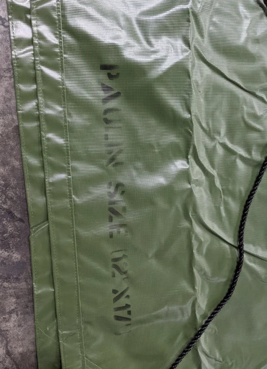 Military Green 12' x 17' Vehicle Tarpaulin Tarp – 10936264 – NSN 2540-00-587-2532